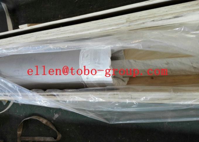 Grado inoxidable grande de la tubería de acero 304 del TIG de la pared fina para la barandilla, carril de cortina