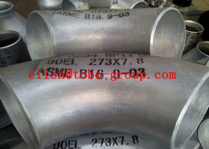 ASTM B366 UNS N10276 Hastelloy C276 codo THK SCH5S - SCH160 XXS de 45 grados