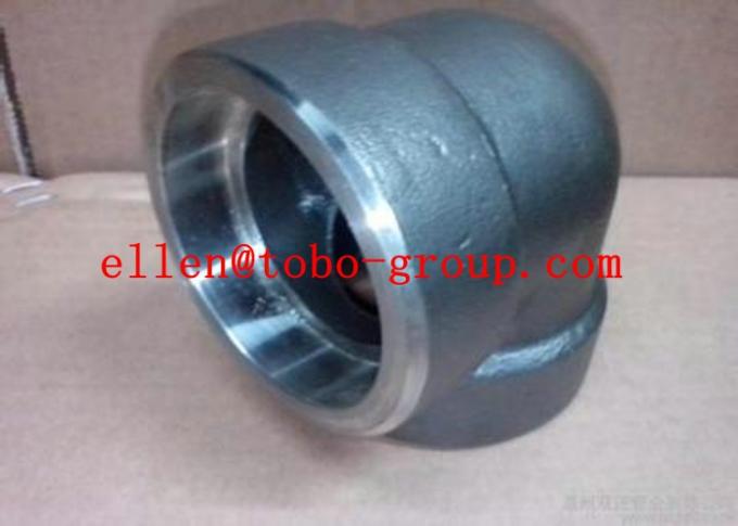 Codo inoxidable DN6 - DN100 del hilo del grado F/F de las colocaciones 90 de la tubería de acero para construir