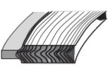 Junta acanalada ASME B16.9 DN15 - DN1200 WP316L del metal del metal para la sustancia química