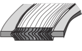 Junta acanalada ASME B16.9 DN15 - DN1200 WP316L del metal del metal para la sustancia química