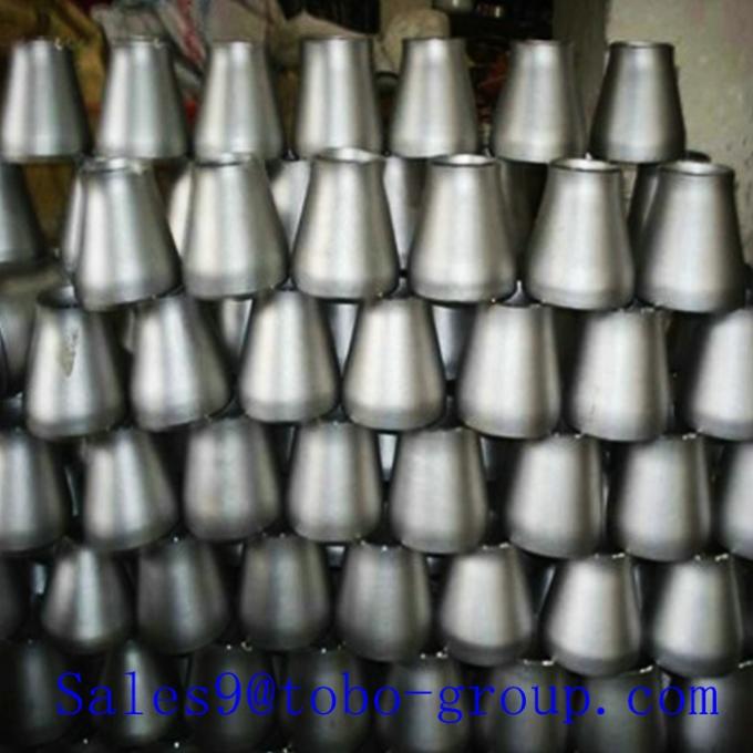 reductor WP347H SCH80 ASME B16.9 del tubo concéntrico de las colocaciones de la soldadura de extremo del 1/2”