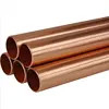 Metal Seamless Tube Straight Pipe / Copper Pipe OD 1/2" 3/4" Copper Round Tubes
