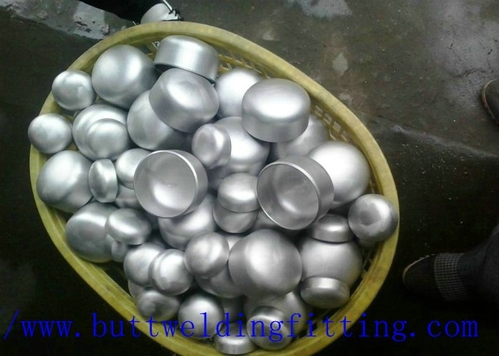 Equal Polishing SCH40S SA / A403 Stainless Steel Pipe Cap For Oil / Exhaust