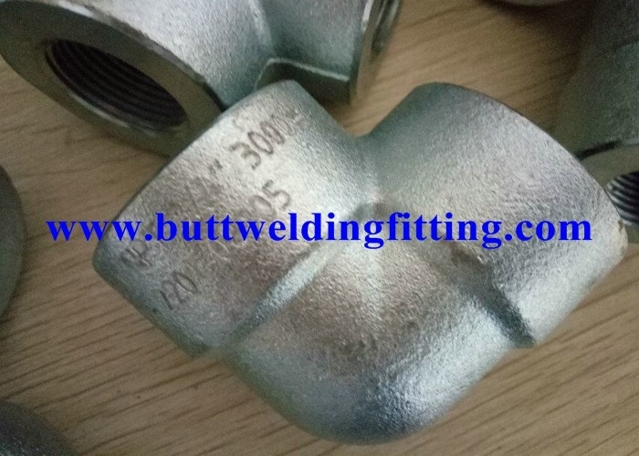 ASTM A105 Galvanized Forged Steel Pipe Fittings 90 Degree 0.75 Inch Elbow