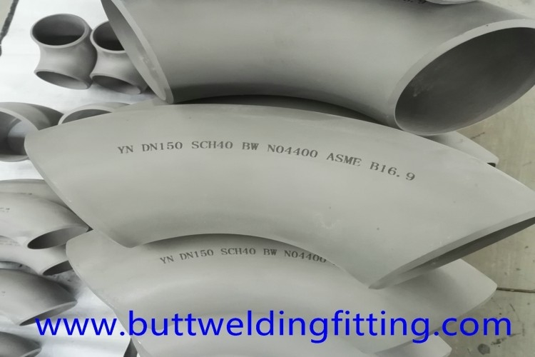 Butt Weld Fittings 90 Degree LR Nickel Alloy Elbow DN50 SCH80S ANSI B16.9 NO8020