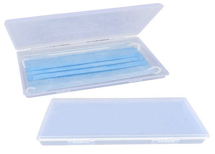 Clean aseptic safety protection box to carry with you a simple japanese-style simple storage mask box