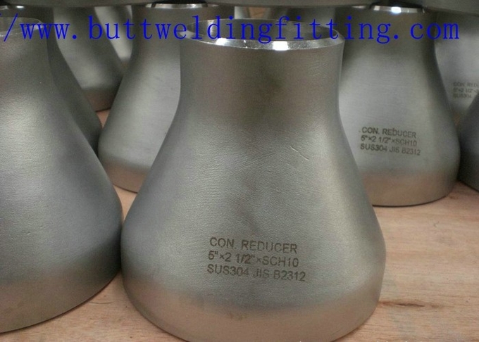 Pulgada inoxidable de la talla 1-96 del reductor de la tubería de acero de SS904L UNS S32750 UNSS32760 310S 317L 321