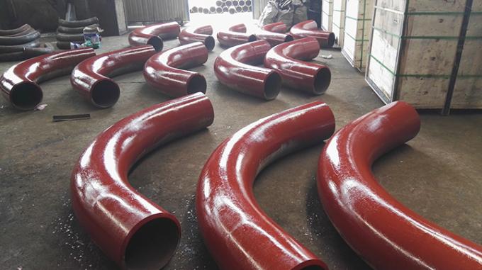 fabricación inoxidable del codo de las colocaciones de la tubería de acero del tubo de alto nivel del API