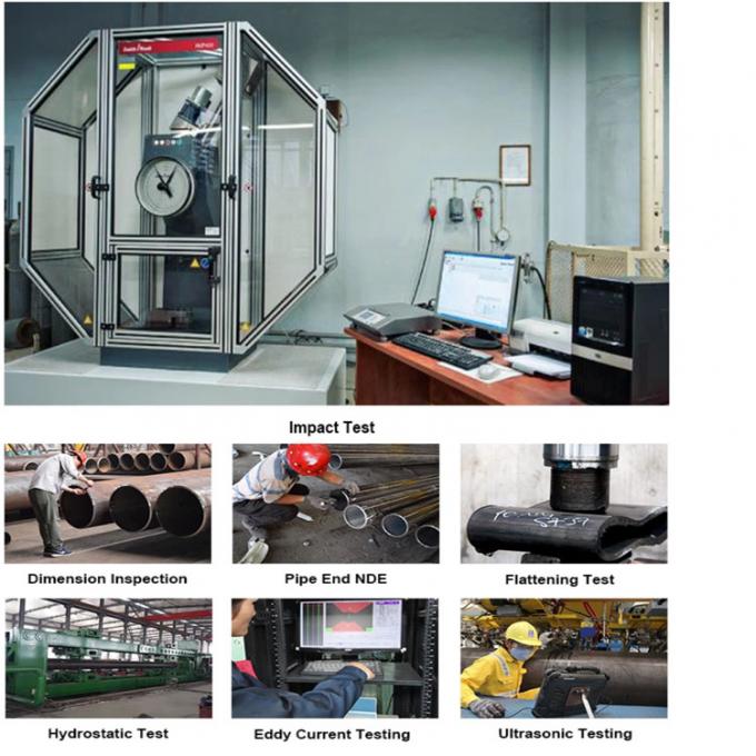 Tubo sin soldadura de acero y tubo de carbono de ASTM A53 API 5L 7