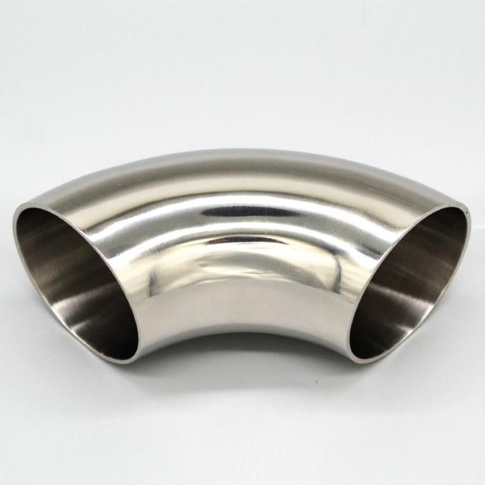 Instalaciones de tuberías 90 codo largo de acero inoxidable del radio del codo 4inch sch40 del grado 3