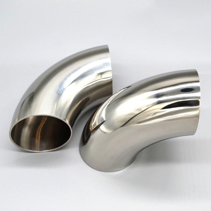 Instalaciones de tuberías 90 codo largo de acero inoxidable del radio del codo 4inch sch40 del grado 4