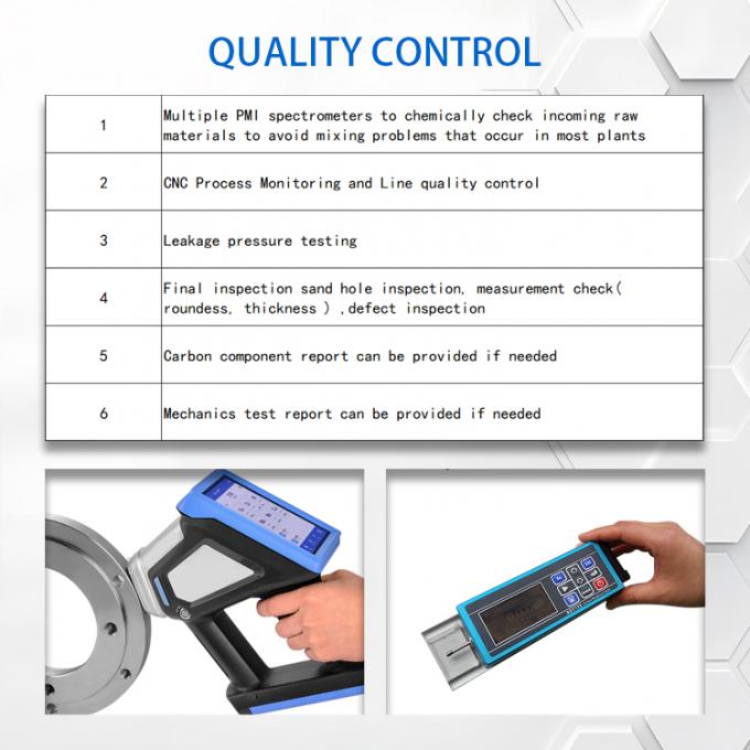 Acero inoxidable personalizado de alta temperatura Butt soldadura de tubos de acoplamiento 9
