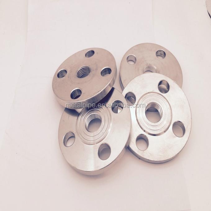 1-1/2" TH RF 150LB de acero inoxidable Deslizamiento en la brida 316L cara elevada TH brida ANSI B16.5 brida roscada 1