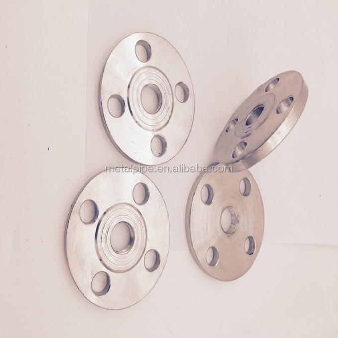 1-1/2" TH RF 150LB de acero inoxidable Deslizamiento en la brida 316L cara elevada TH brida ANSI B16.5 brida roscada 2