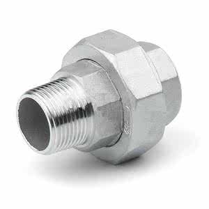Acero inoxidable 316 Swagelok ajuste de compresión conector masculino con doble ferrules Union ajuste de instrumentos 1