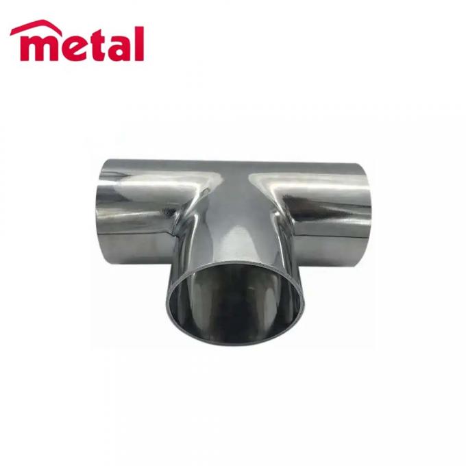 ASME B16.9 TR Acero inoxidable laminado con arena reducción Tee igual a TEE 1/8 "-60" Butt soldado SS tubo de ajuste 2