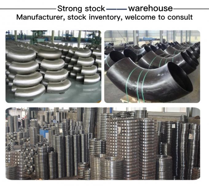 Accesorio de metal 90 grados pintura negra sin costuras Codo de acero inoxidable trasero de acero inoxidable Soldado Codo largo Codo buena calidad 6