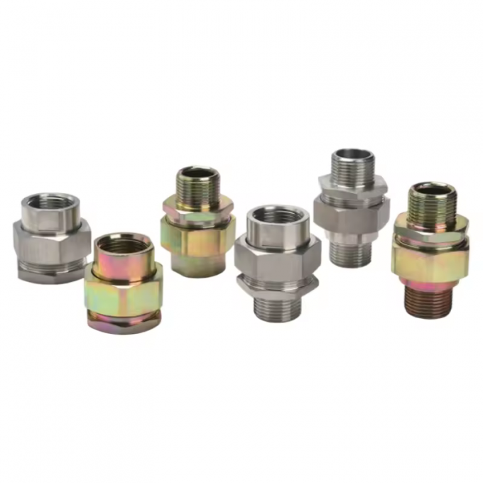Acero inoxidable 304/316 igual de hilo masculino de tubo de ajuste de alta presión Hex pezón BSP NPT igual hex pezón 1