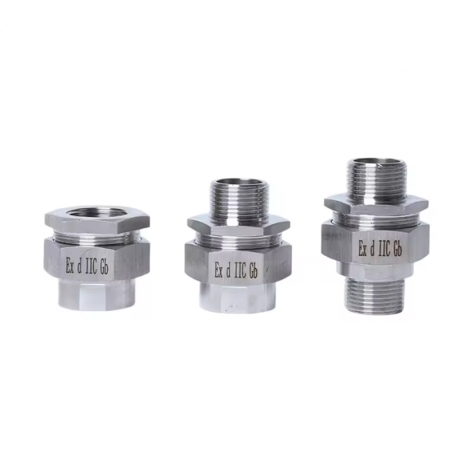 Acero inoxidable 304/316 igual de hilo masculino de tubo de ajuste de alta presión Hex pezón BSP NPT igual hex pezón 0