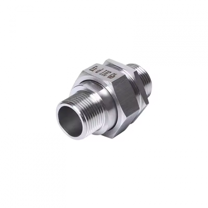 Acero inoxidable 304/316 igual de hilo masculino de tubo de ajuste de alta presión Hex pezón BSP NPT igual hex pezón 2