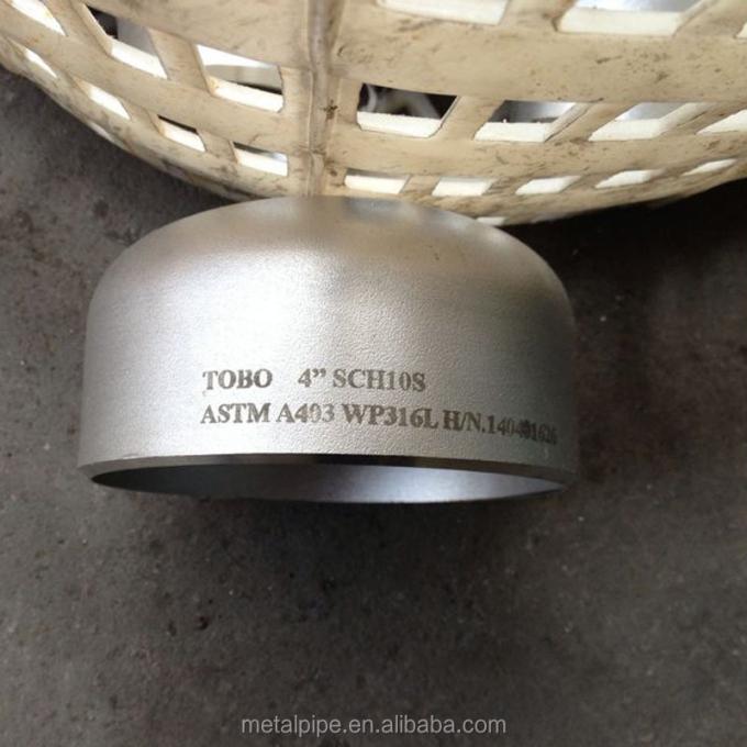 304 acero inoxidable tapa de tubo oval de grado sanitario espejo interno y externo tapa de tubo soldado pulido acero inoxidable brillante 2