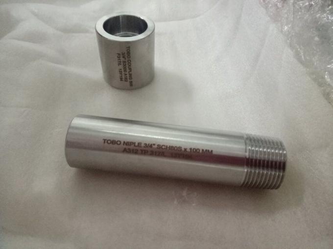 METAL 2205 Acero de aleación de 3/4 pulgadas STD 80MM 100MM Largura 3000# 6000# Accesorios forjados Tubo de hilo pezón 0