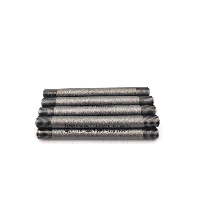 METAL 2205 Acero de aleación de 3/4 pulgadas STD 80MM 100MM Largura 3000# 6000# Accesorios forjados Tubo de hilo pezón 2