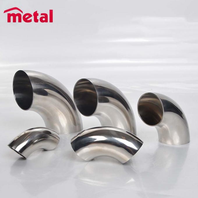 Acero inoxidable Ss304/316 Accesorios para tuberías Accesorios forjados ASME B16.9 90D Codo de soldadura trasero 5