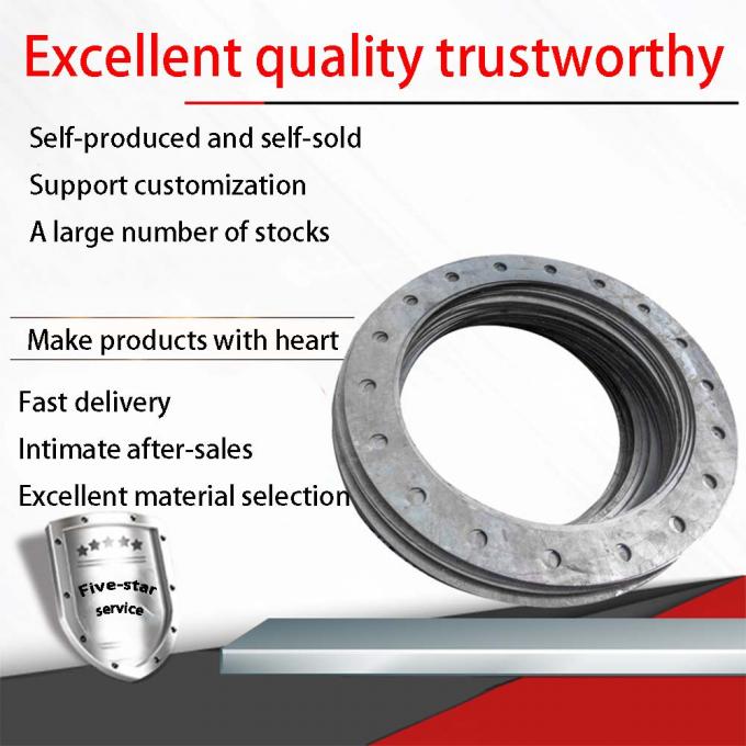 METAL China Sótano de aluminio con tres hilos de acero inoxidable/acero al carbono con extremos de brida 5