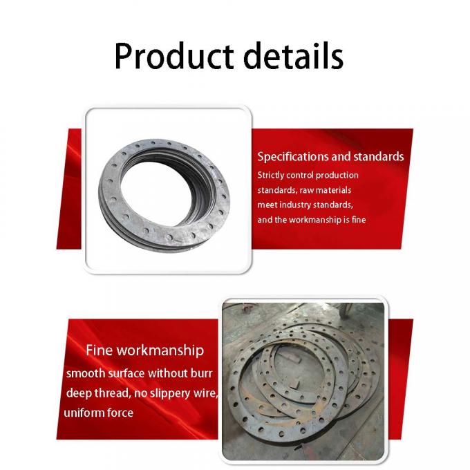 METAL China Sótano de aluminio con tres hilos de acero inoxidable/acero al carbono con extremos de brida 7
