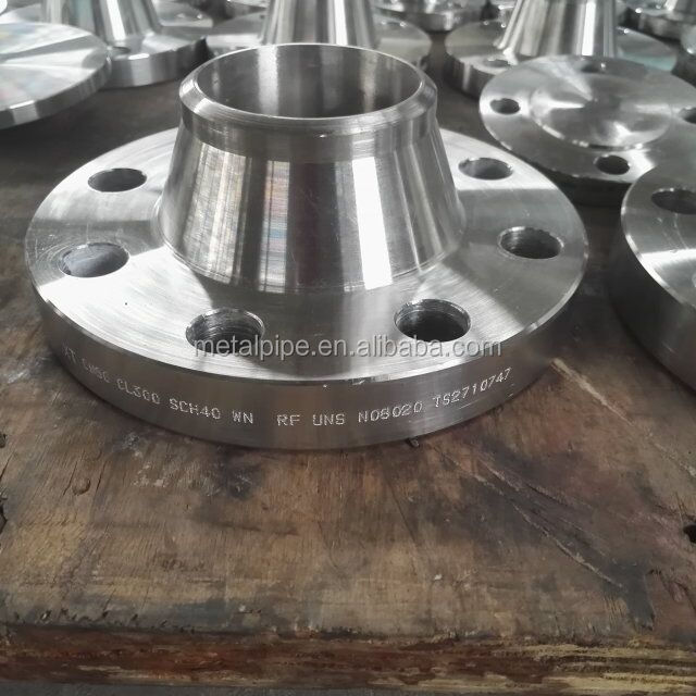 GOST 33259 Tipo 11-B DN250 Clase 600 ASTM B564 UNS N06625 Flancas de cuello de soldadura de inconel 625 ASME B16.5 2