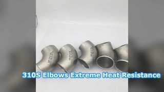 Codos de acero inoxidable 310S para servicio a alta temperatura