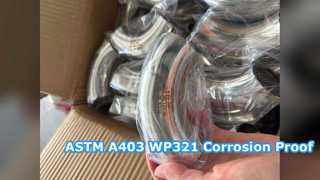 ASTM A403 WP321 Curva de retorno de 180 grados Cumple con NACE