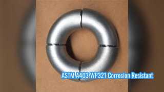 ASTM A403 WP321 Curva de retorno de 180 grados Cumple con NACE