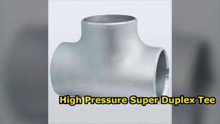 Super Duplex S39277 Barred Tee High Pressure Fittings