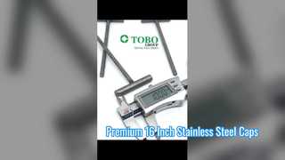 Tapa de tubería de acero inoxidable ASTM A403 WP304 de 16 pulgadas