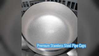 Tapa de tubería de acero inoxidable 304/316L personalizable roscada/soldada para productos químicos derivados del petróleo