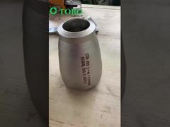 Instalación de tuberías inconsútil de la soldadura de extremo del reductor concéntrico 304/316L del acero inoxidable de ASME B16.9