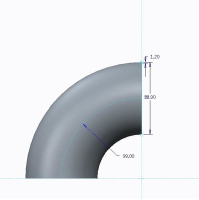 3.5" Exhaust Titanium Bends 45 Degree 90 Degree 180 Degree Titanium Elbow