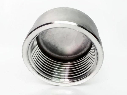 Customized Stainless Steel Pipe Cap for Welded Connection Round Shape Secure Wooden Case Packaging