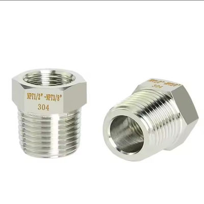 High Quality Brass Pipe Fitting 1/2" Male X 1/2" Female NPT Brass Reducer Hex Reducing Bushing