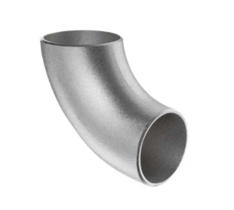 Butt Welded Carbon Steel 90 Degree Elbow Pipe Fittings Weldable SCH 40 Wall Thickness Pipe Fittings