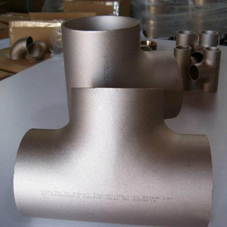 ERW Tee / Copper Nickel Butt Weld Fittings For Automotive JIS B 2311/2220