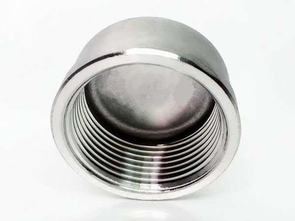 Customized Stainless Steel Pipe Cap for Welded Connection Round Shape Secure Wooden Case Packaging