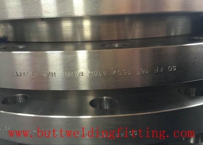 Slip On Super Duplex Stainless Forged Steel Flanges DN100 SO FF 18''  150# A182  F316L ASME B16.5