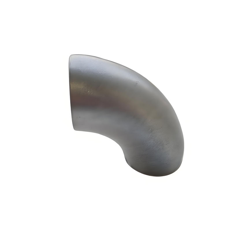 Butt Welded Stainless Steel Elbow 90 Degree Long Radius Elbow SS Tube Fitting Sand Blasting China Factory