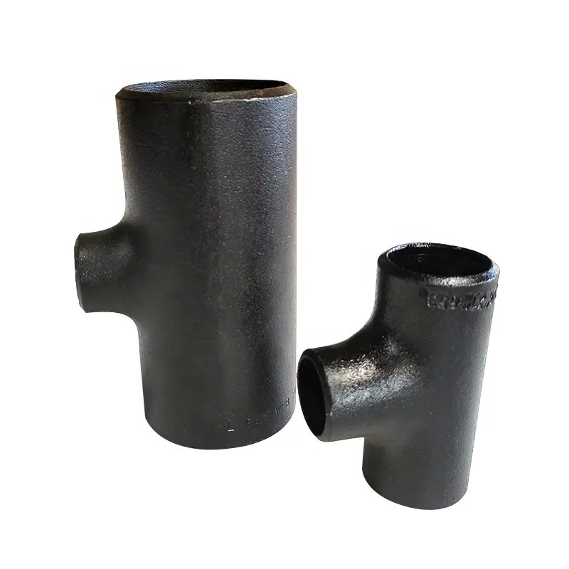 Carbon Steel Tee SCH40 ASTM B 16.9 Pipe Fitting Carbon Steel Tee Carbon Steel Tee With Butt Welding
