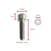 Titanium GR5 Bolt M6x20 Hexagon Socket Cap Head With Washer Ti-6al-4v Tc4 Titanium Screw