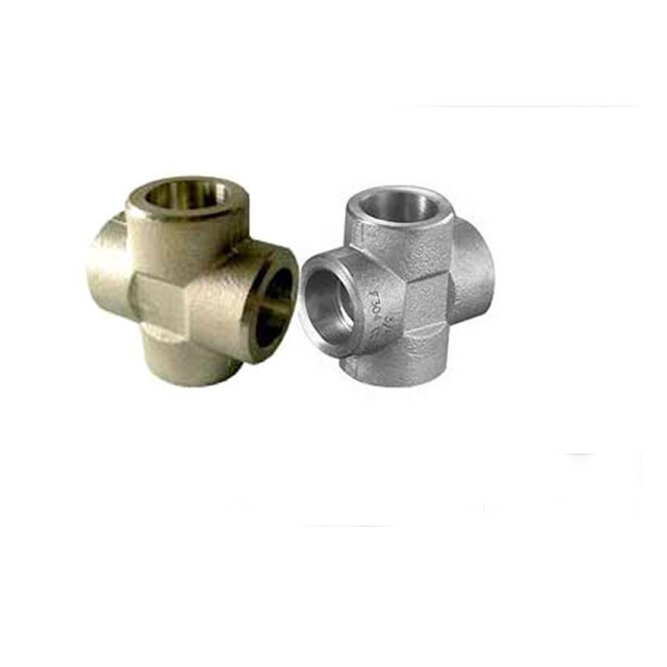 ASME B16.9 316H Stainless Steel Pipe Butt Weld Fittings Cross Tee DN15-DN1200